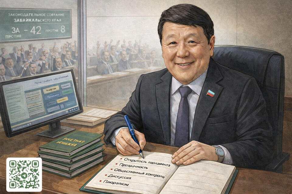 Забайкальское Законодательное собрание назвали одним из самых «открытых» в стране
