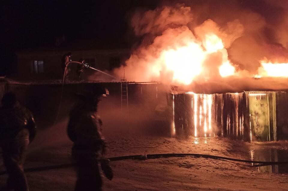 Жилой дом сгорел в СНТ «Монтажник» Читинского района