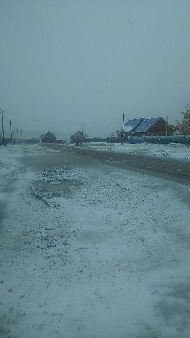 Снег на Арахлее осложнил дорожные условия