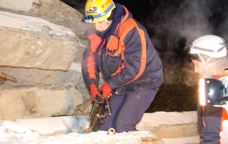 В сети появилось видео с ночных учений Забайкалпожспаса