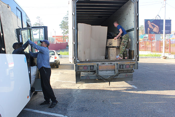 Гуманитарную помощь в рамках акции «Спасательный круг» доставили в Читу из Краснокаменска
