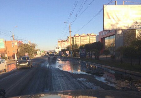 Несколько ДТП произошло из-за гололёда в центре Читы