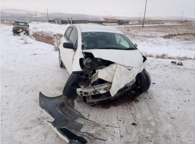 Водитель пострадал в столкновении Toyota и Hyundai в Нерчинском районе