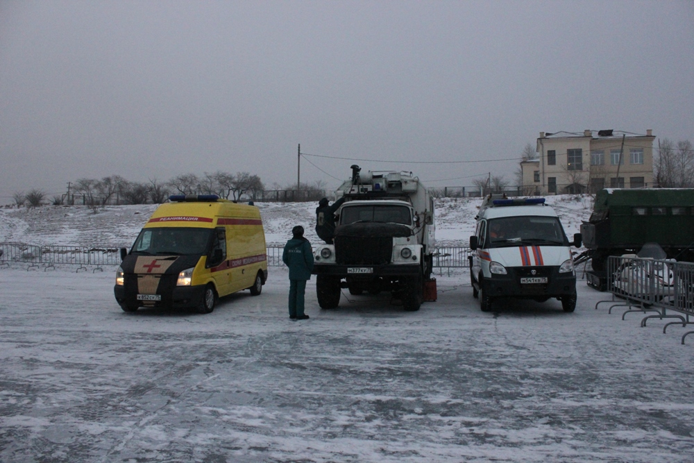 Крещенские купания начались в Чите