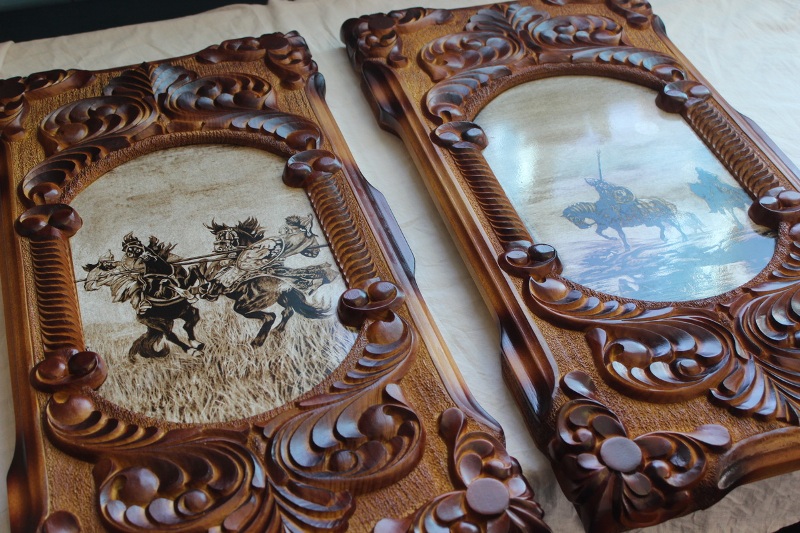 Заключенный Шаргопа освоил древнюю технику выцарапывания рисунков