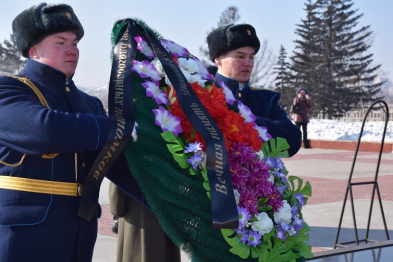 Мемориал в Чите открыли после реконструкции 23 февраля