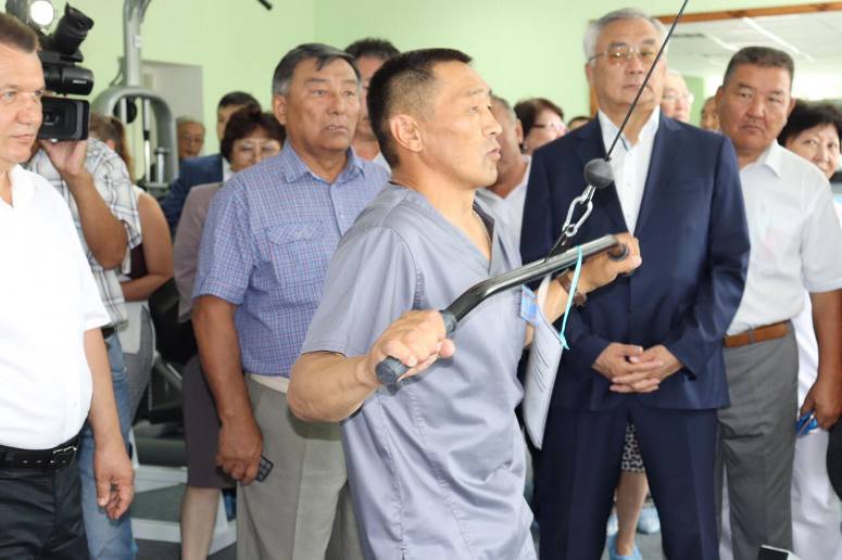 Центр реабилитации открыли в Агинской окружной больнице