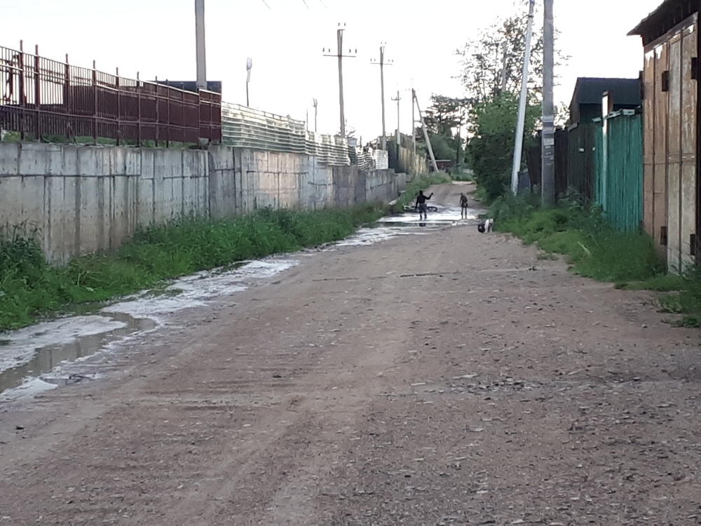 Ливни подтопляют частные дома в центре Читы