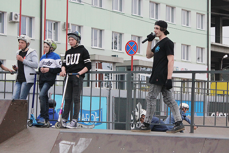 Официальное открытие скейт-парка стартовало в ТРЦ «Макси»