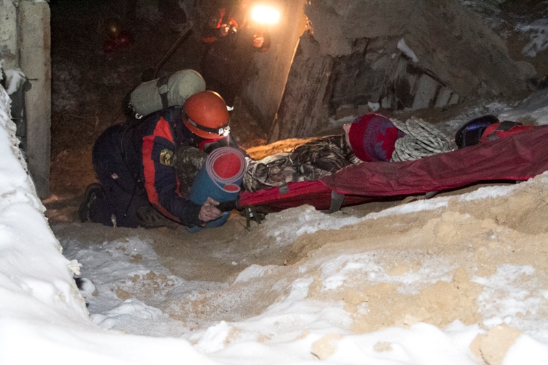 В сети появилось видео с ночных учений Забайкалпожспаса