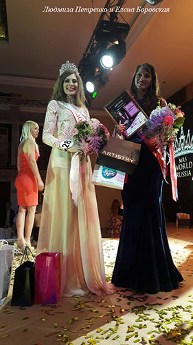Читинка Елена Боровская стала обладателем титула на конкурсе красоты в Москве