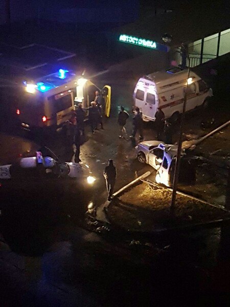 Четыре человека пострадали ночью в ДТП в центре Читы