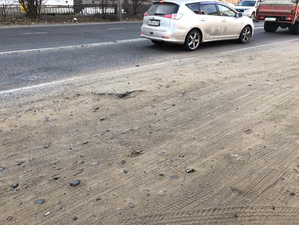 ОНФ снова выявили нарушения в восстановлении дорог после ремонта «ресурсников» в Чите