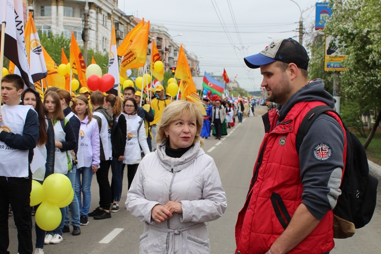 «Партия Дела» впервые приняла участие в шествии трудовых коллективов Читы