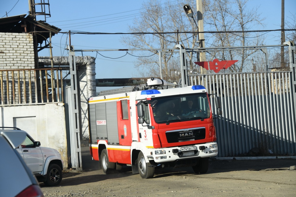 В результате пожара в вагонном депо никто не пострадал