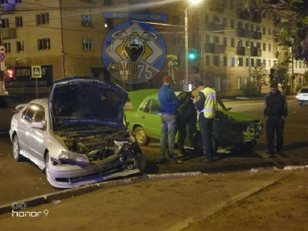 Автоледи пострадала в ДТП с Nissan Bluebird и «Жигули» в центре Читы