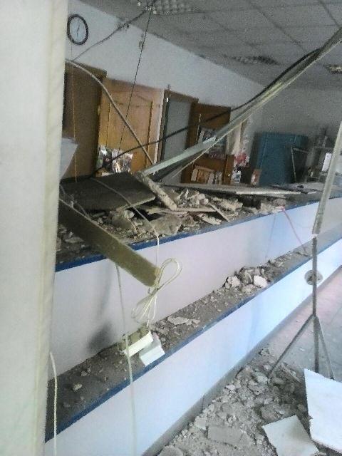 Потолок обвалился в одном из отделений читинской почты