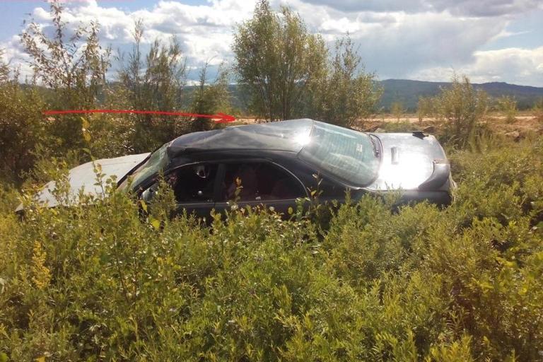 Пьяный водитель пострадал в перевернувшейся Toyota в Забайкалье