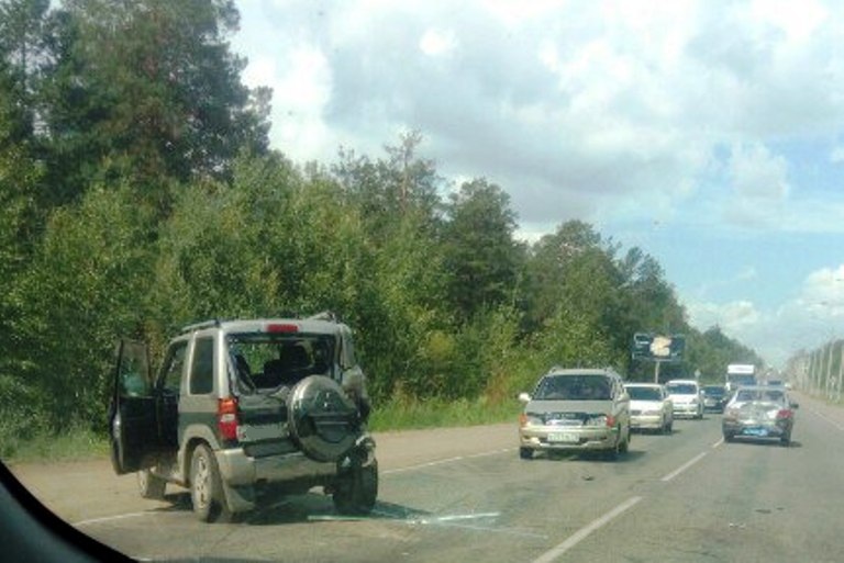 Водитель тягача спровоцировал ДТП с четырьмя авто на объездной трассе Читы