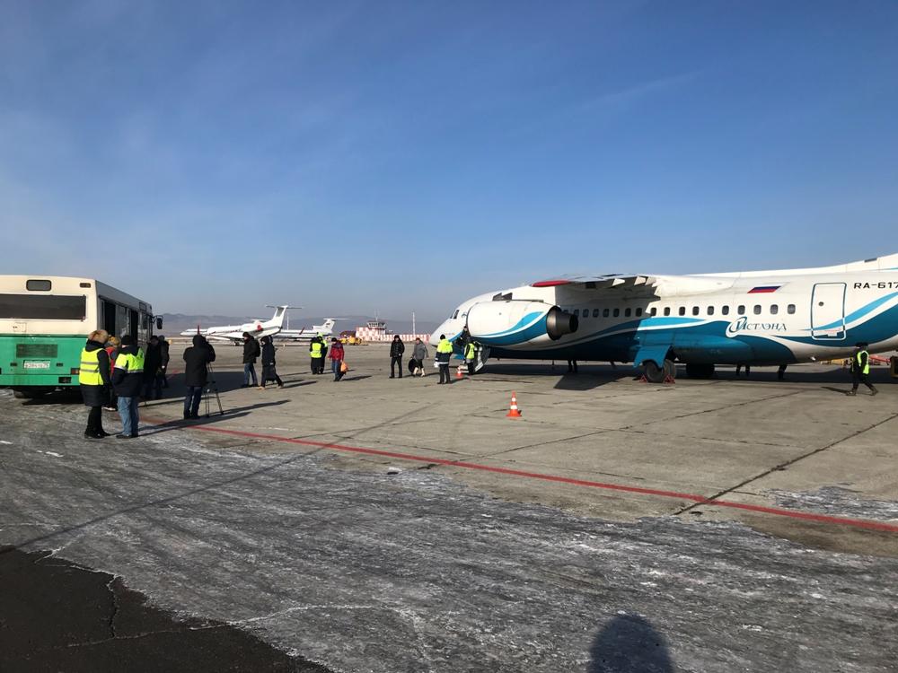 Запущен первый пассажирский авиарейс «Чита – Красноярск»