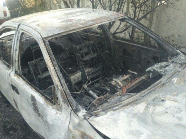 В Антипихе сгорела машина