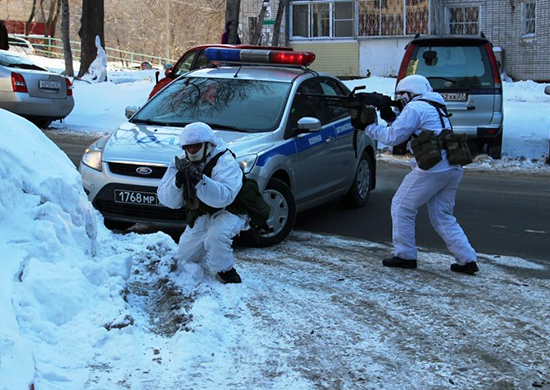 Военные объекты защитили от условных террористов в Забайкалье