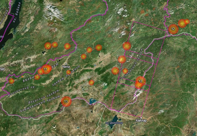 Карта лесных пожаров красноярского края онлайн со спутника в реальном времени