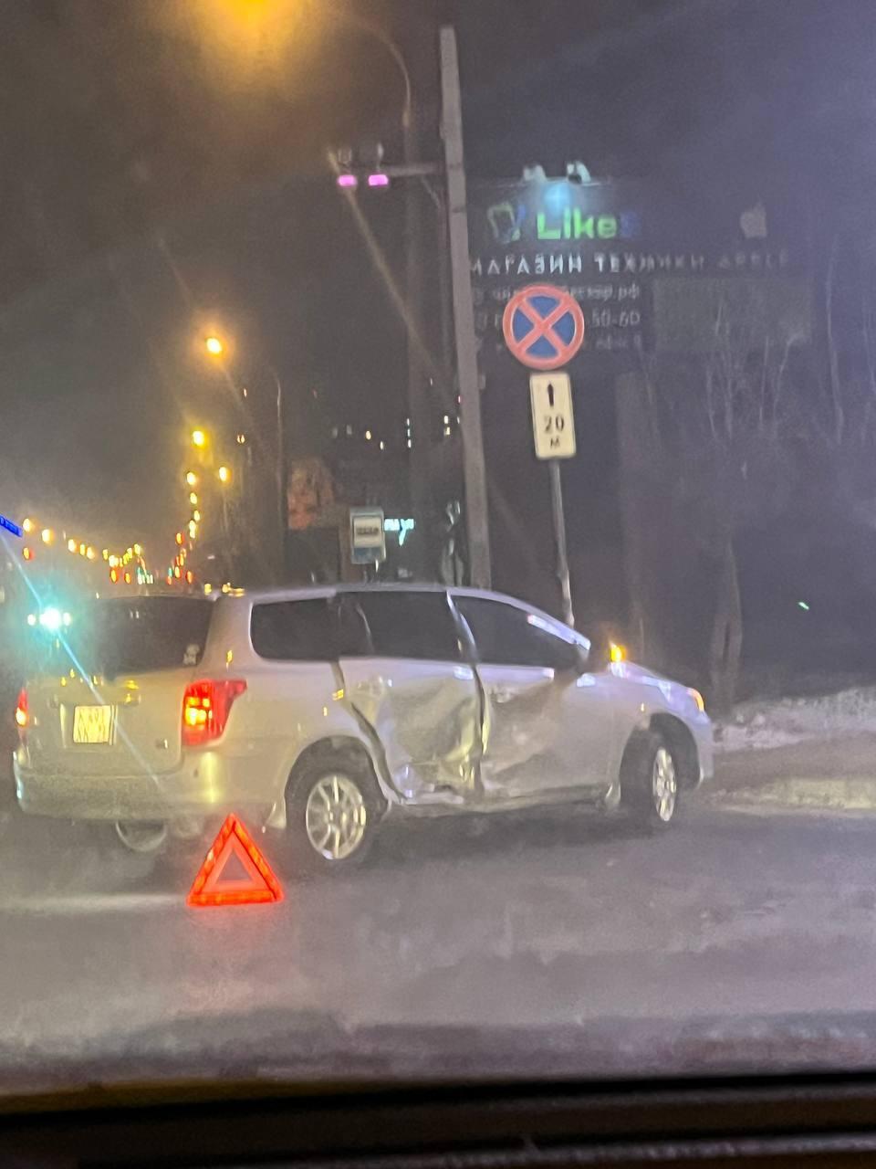 В центре Читы произошло ДТП