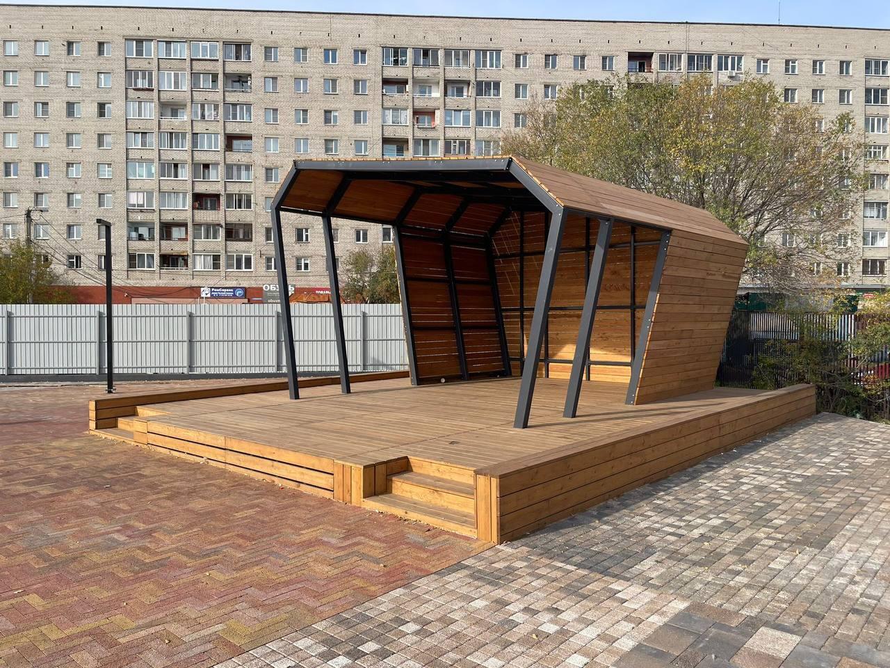 В Чите завершается благоустройство парка МЖК