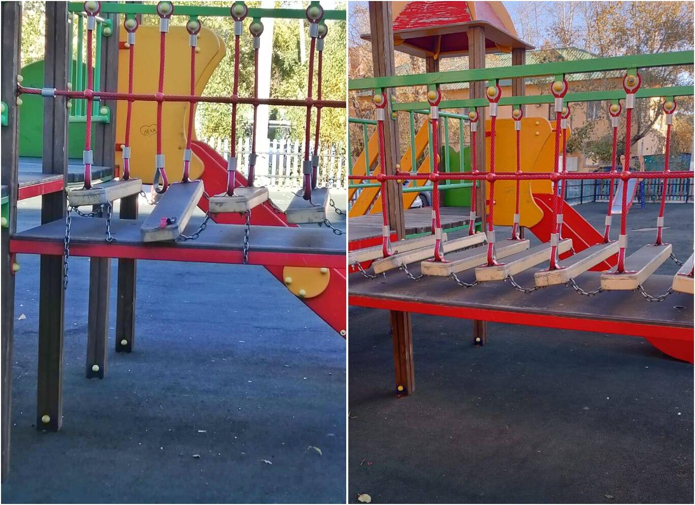 Детские площадки отремонтировали после жалоб забайкальцев