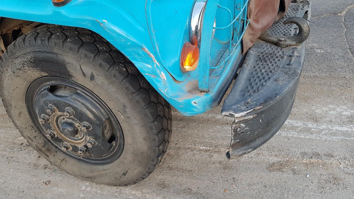 Полицейская «Газель» и грузовик столкнулись в Чите – очевидец