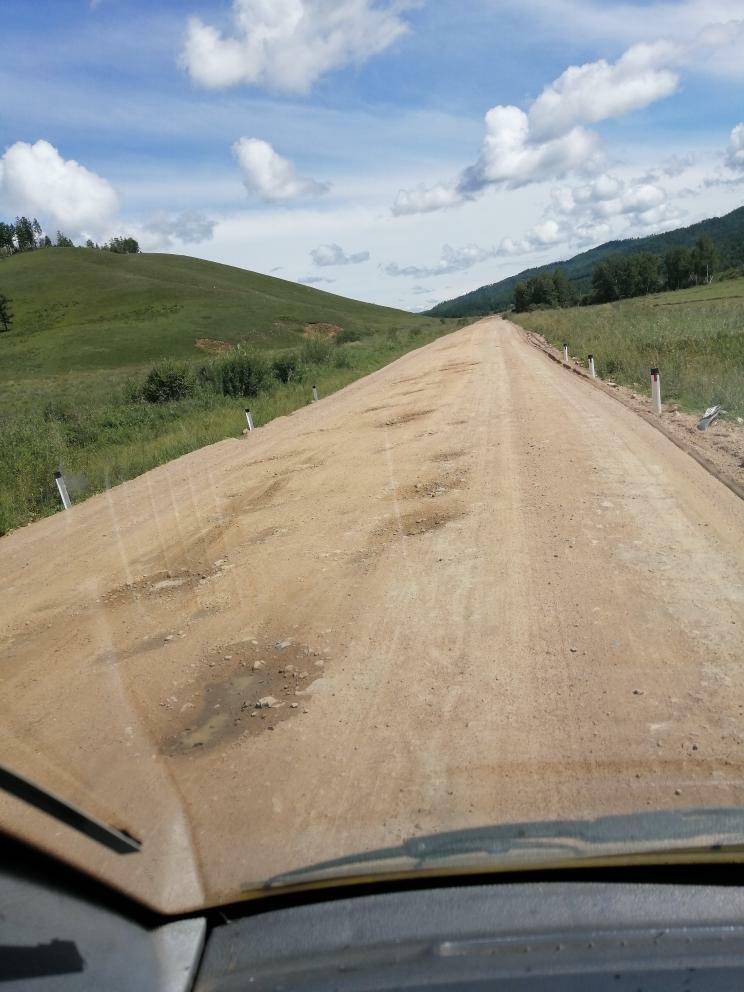 Забайкалка пожаловалась на ужаснейшее состояние дороги от Унды до Новоширокинского