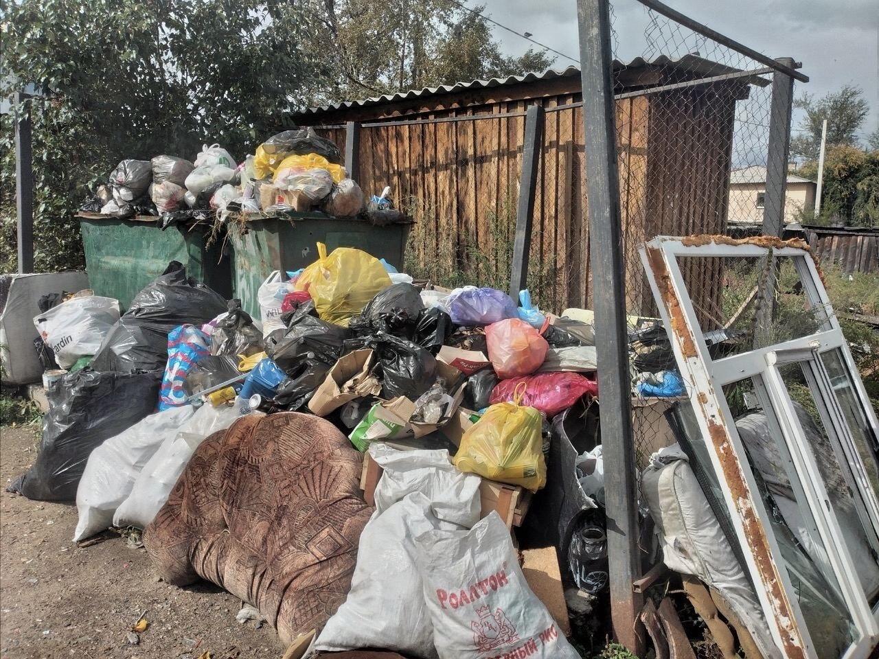 «Олерон не вывозит»: двор в Ингодинском районе несколько месяцев завален мусором