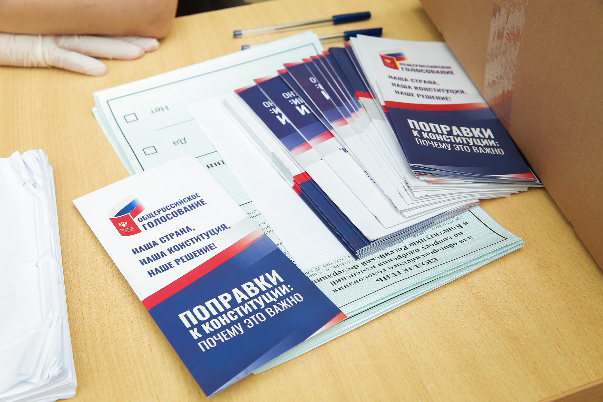 ZAB.RU показал, как проходит голосование по Конституции РФ на придомовых территориях в Чите