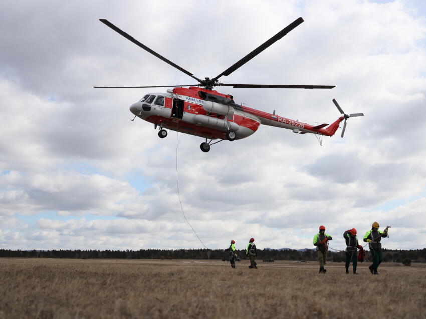 В Чите прошли воздушные тренировки в ходе подготовки к пожароопасному сезону