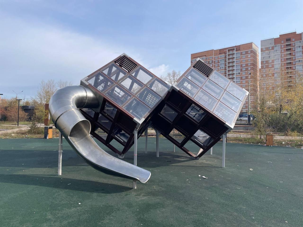 В Чите завершается благоустройство парка МЖК