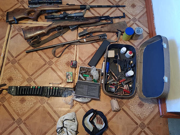 Около 100 единиц оружия изъяли полицейские за четыре дня в Забайкалье