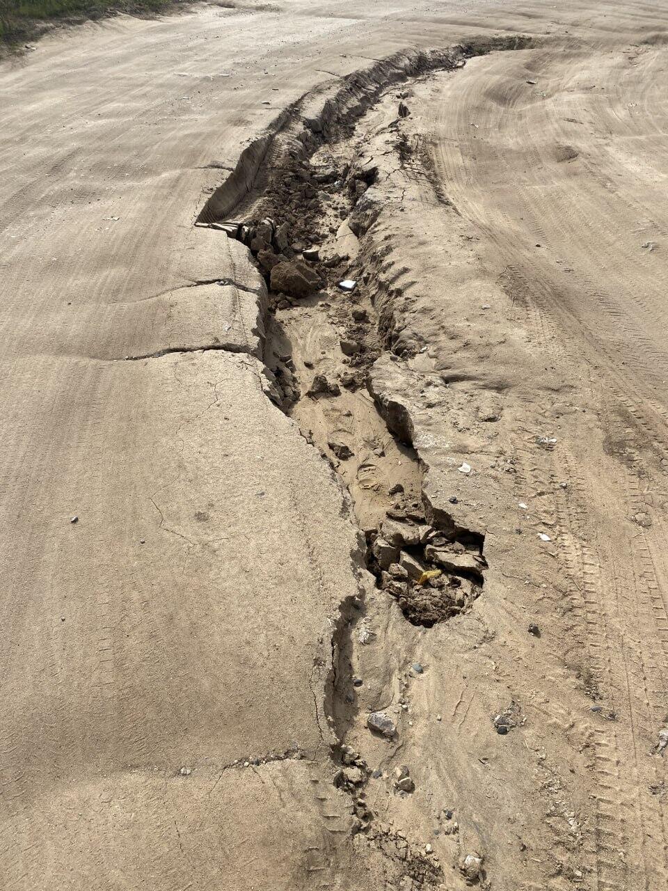 Жители села Засопка бьют тревогу из-за размытых дорог