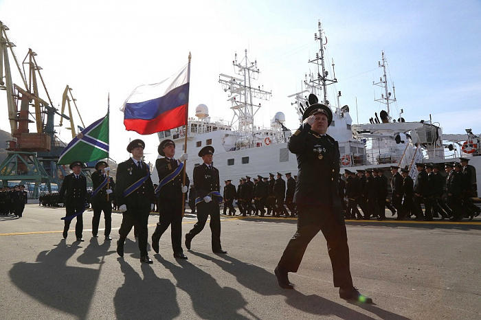 Новый корабль «Забайкалье» прибыл на Камчатку для службы на границе
