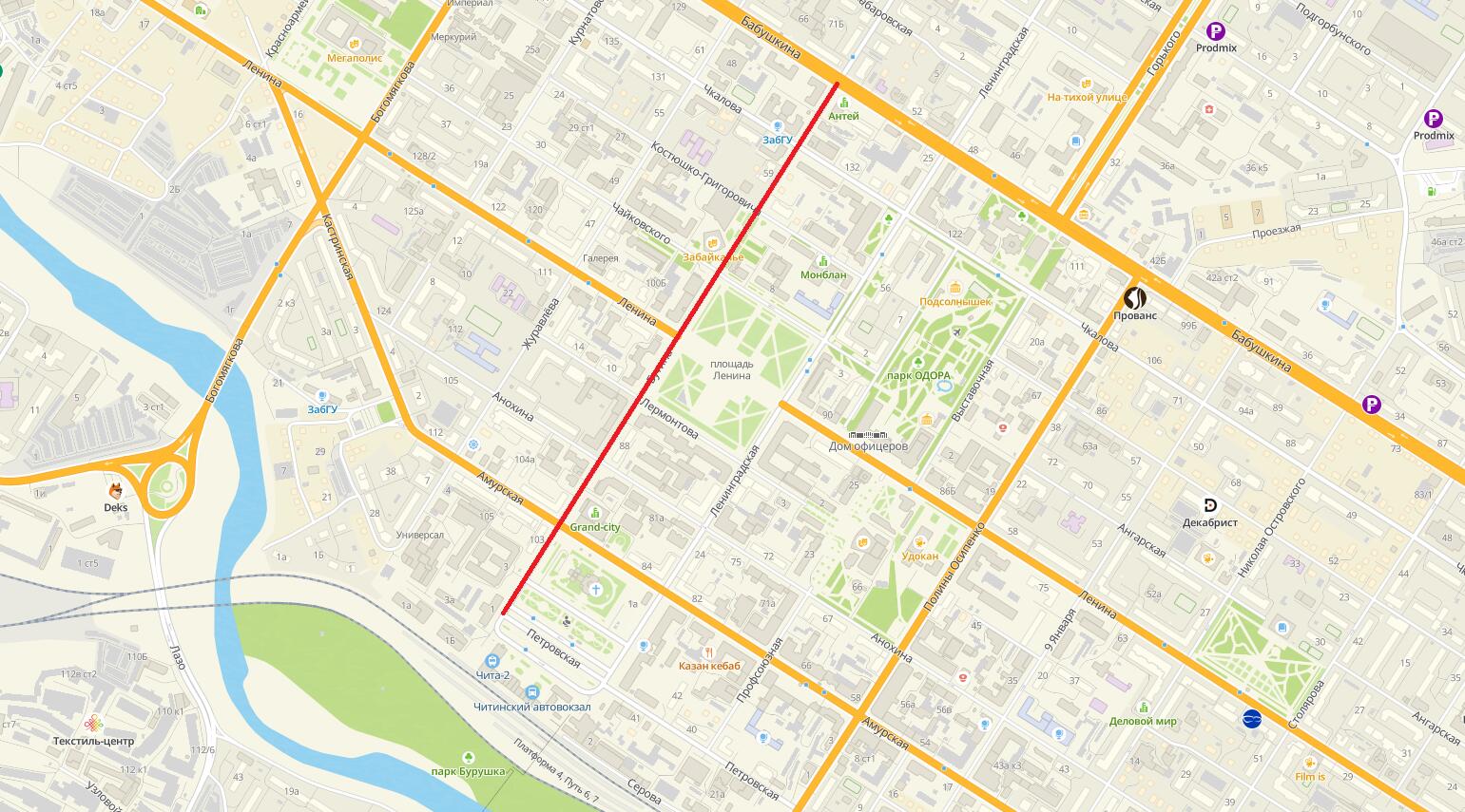 Маршрутки и троллейбусы поменяют маршрут 5 августа в Чите