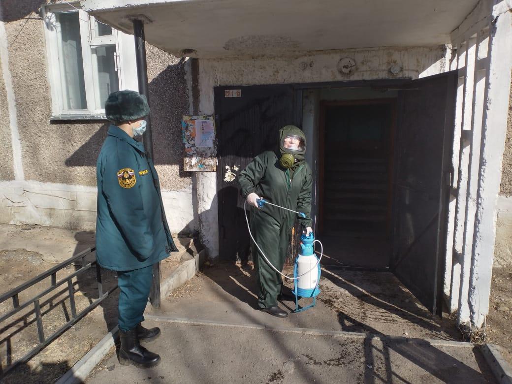 Дома жителей с подтверждённым коронавирусом дезинфицировали в Забайкалье