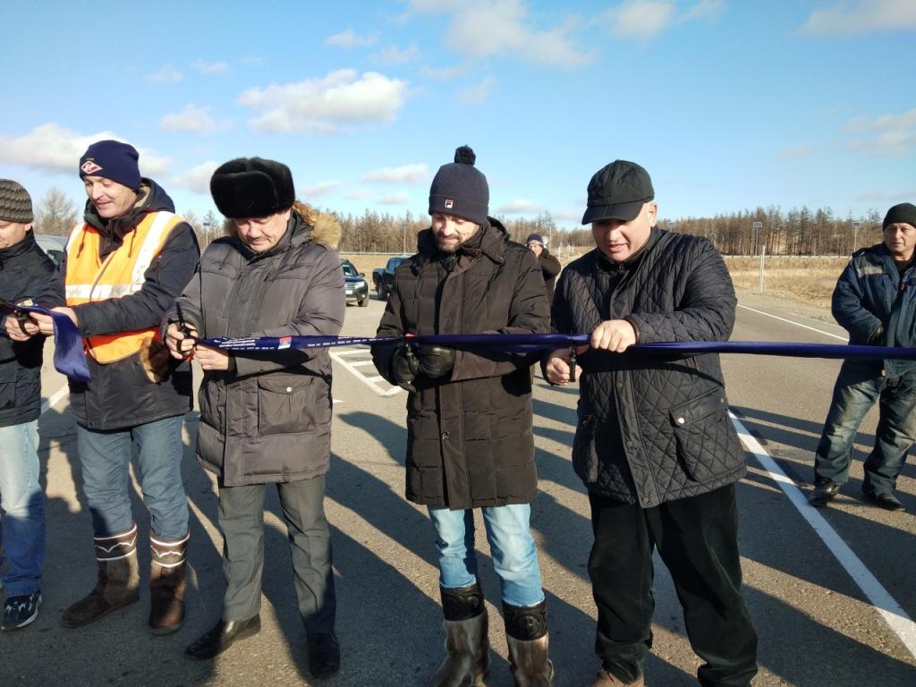 Новый подъезд к селу Беклемишево открыли в Забайкалье
