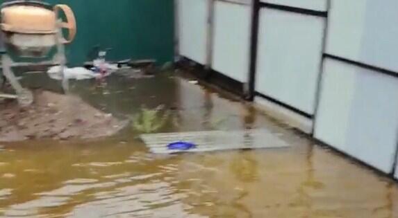 Участки в ДНТ «Строитель-2» затопило водой