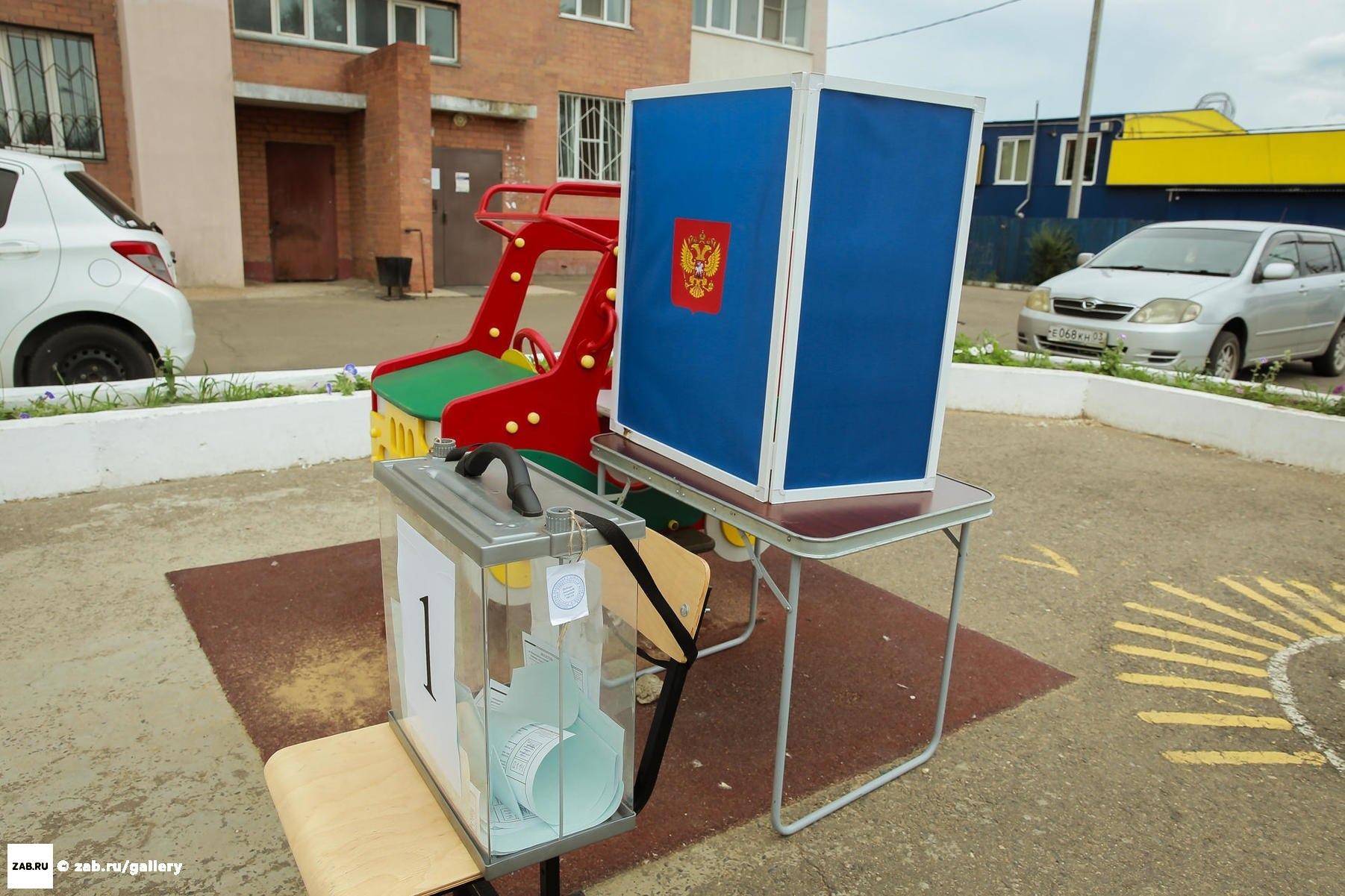ZAB.RU показал, как проходит голосование по Конституции РФ на придомовых территориях в Чите