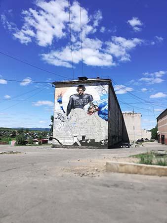 Граффити на доме в Могоче обойдётся бюджету в 60 тыс рублей