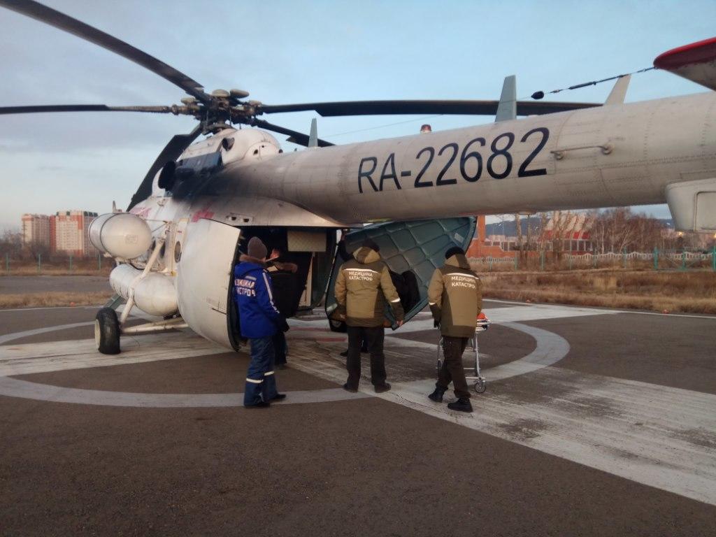 Двоих пострадавших в ДТП под Агинском 13 ноября доставили в Читу