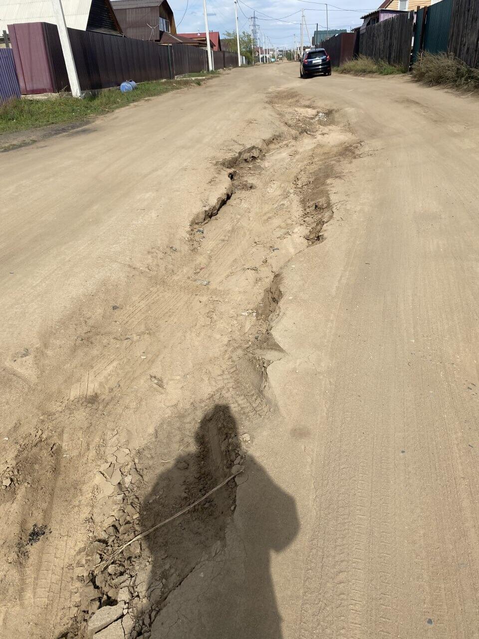 Жители села Засопка бьют тревогу из-за размытых дорог