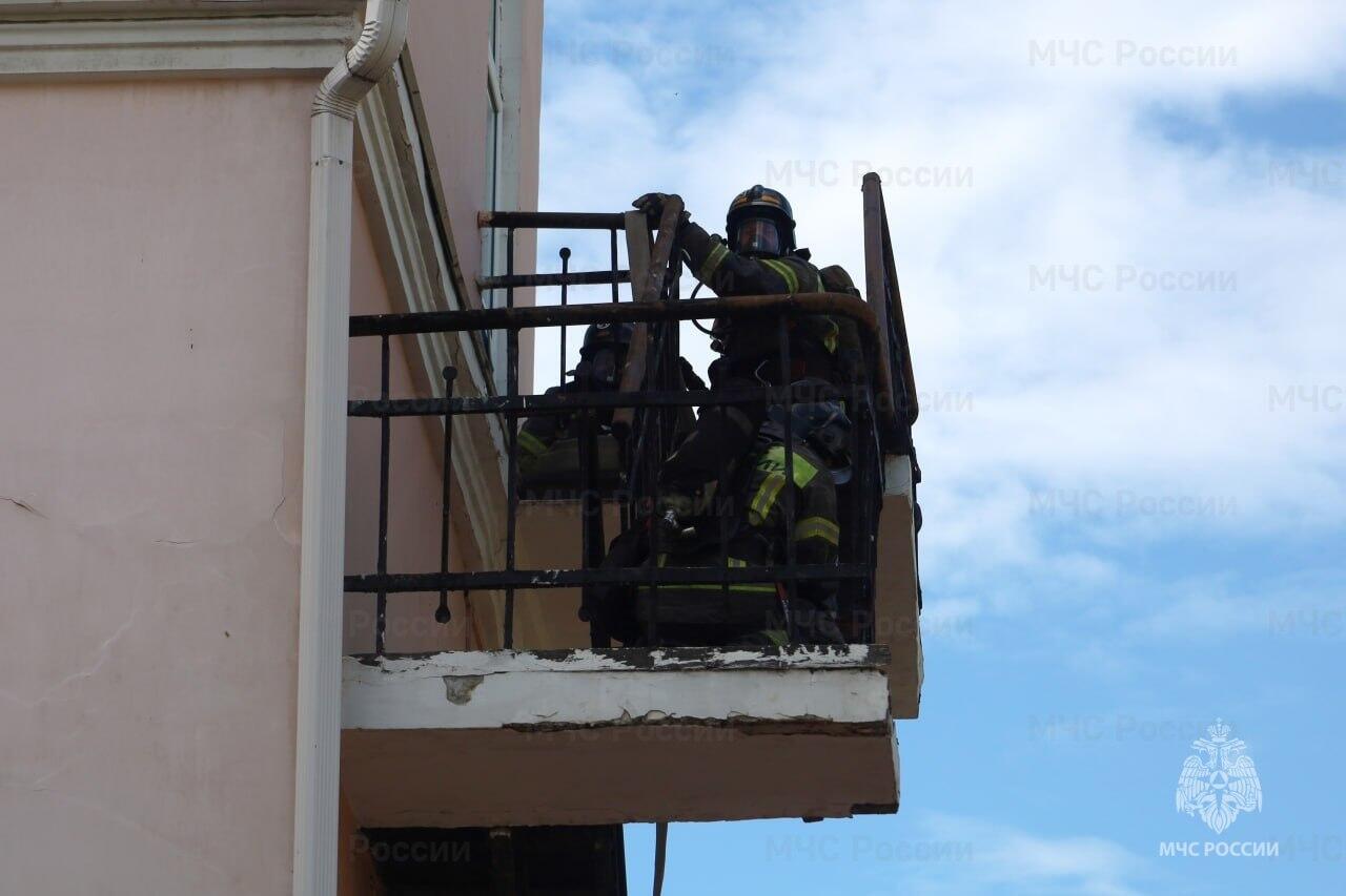 Пожарно-тактические учения прошли в администрации Читы