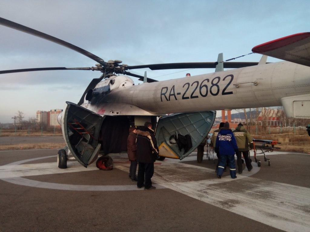 Двоих пострадавших в ДТП под Агинском 13 ноября доставили в Читу