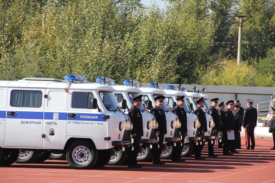 Спикер Лиханов поздравил участников эстафеты сотрудников полиции Забайкалья